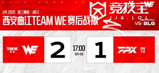LOL-LPL：WE让一追二力克FPX